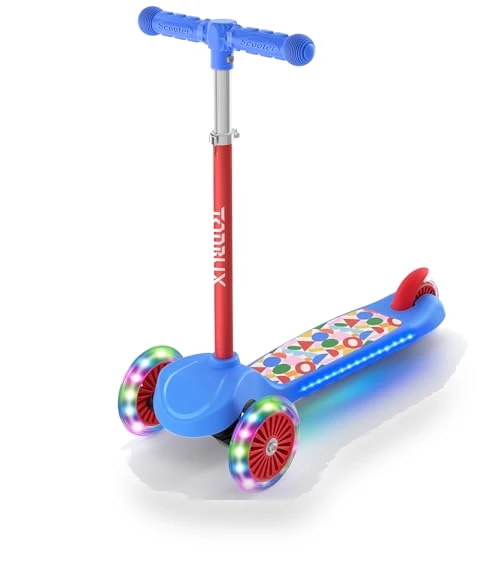 Kids Scooter with Light-Up Deck and Wheels — Push Scooters, TONBUX