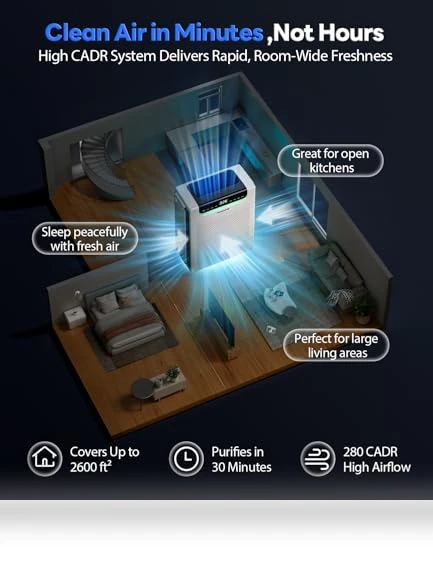 Large Room Air Purifier — Activated Carbon Air Purifiers