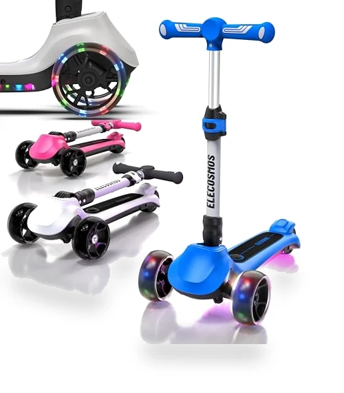 Light Up 3-Wheeled Scooter — Electric Vehicles, ELECOSMOS
