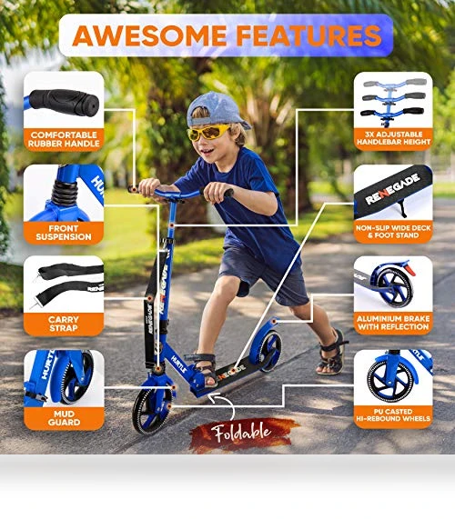 Renegade Kick Scooter — Push Scooters, Hurtle