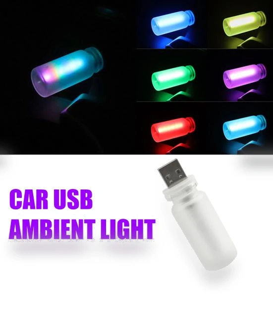 Retro Car Lamp USB Touch Dimmable — Courtesy Lamp, baisida