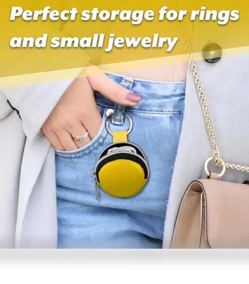 Ring Organizer Case with Keychain — Jewelry Storage Solutions, Homakover