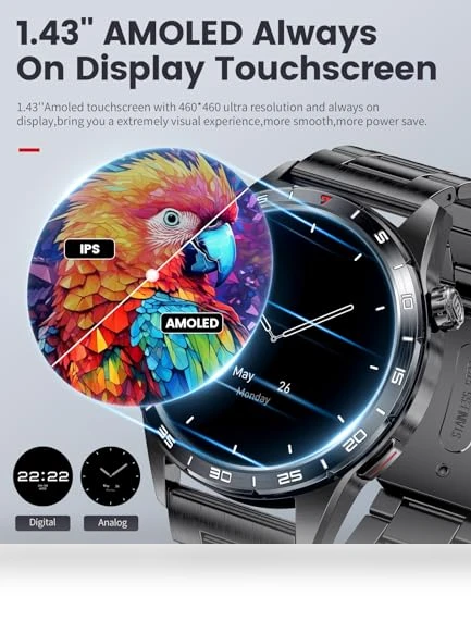 Smart Watch for Men with 3 Straps — Smartwatches, SUNKTA