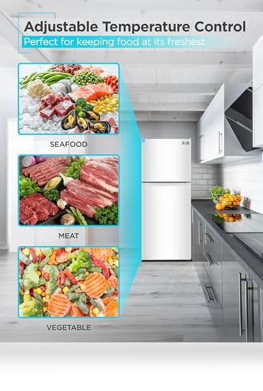 Top Mount Refrigerator with Freezer — Mini Fridges, BLACK+DECKER
