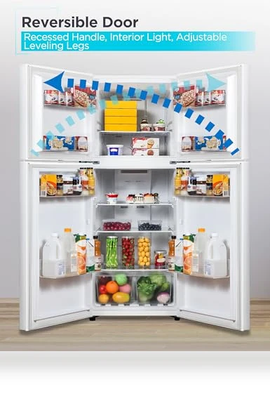 Top Mount Refrigerator with Freezer — Mini Fridges, BLACK+DECKER