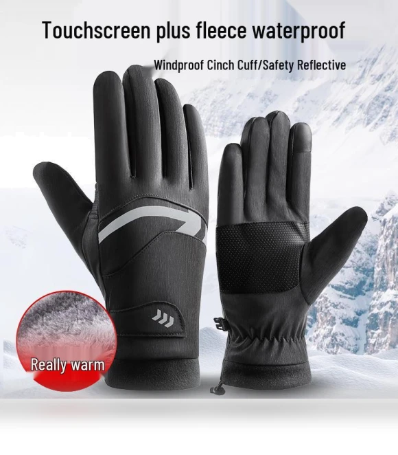 Touchscreen Gloves with Fleece Lining — Gloves & Mittens, Millioner