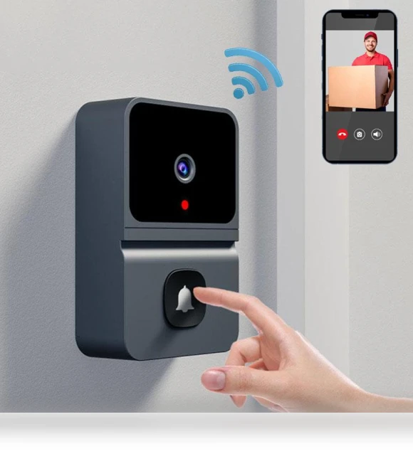 Two-Way Wireless Security Doorbell — Smart Home Security, Happy toadd cart