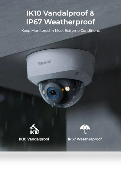 Vandalproof PoE Security Camera — Security Cameras, Reolink