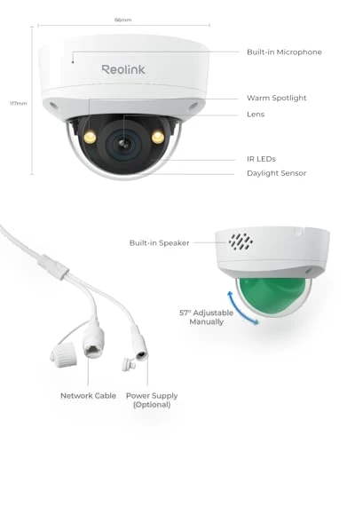 Vandalproof PoE Security Camera — Security Cameras, Reolink