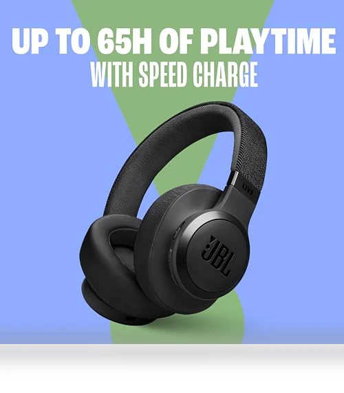 Wireless Over-Ear Headphones with True Adaptive Noise Cancelling — Over-Ear Headphones, JBL