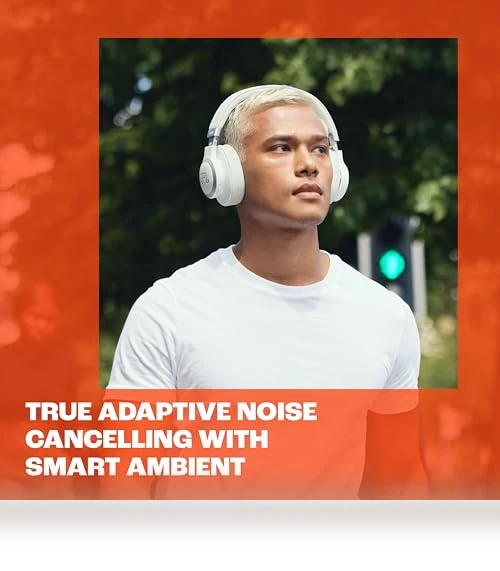 Wireless Over-Ear Headphones with True Adaptive Noise Cancelling — Over-Ear Headphones, JBL