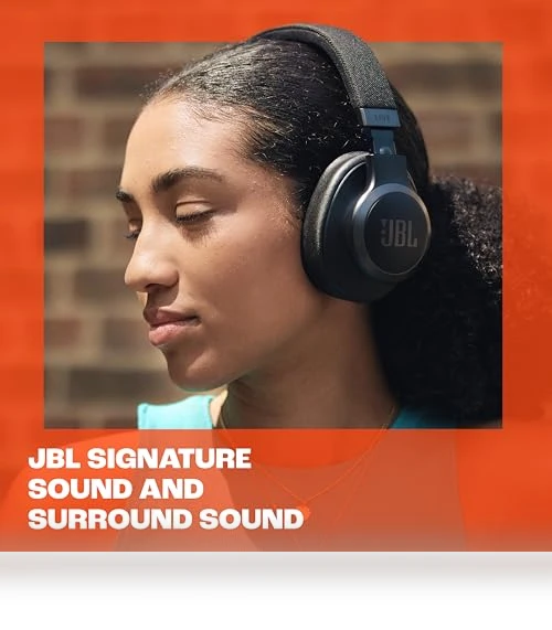 Wireless Over-Ear Headphones with True Adaptive Noise Cancelling — Over-Ear Headphones, JBL