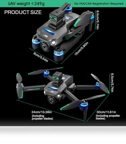 4K GPS Drone with Dual Cameras — Drones, Jardhom