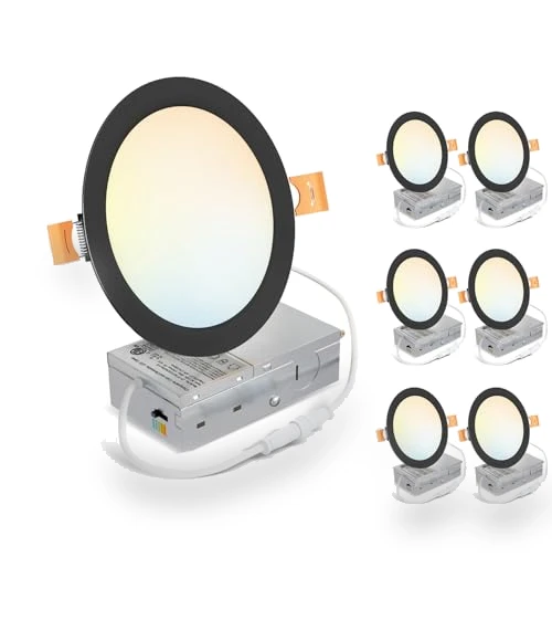6 Inch LED Recessed Ceiling Light — Close To Ceiling, LVWIT
