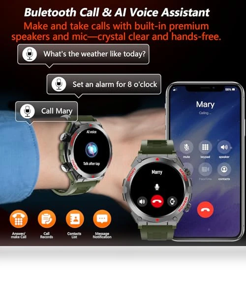 AI Smartwatch with Health Monitoring — Smartwatches, Bvlrksc