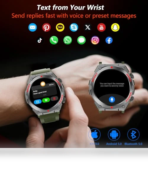 AI Smartwatch with Health Monitoring — Smartwatches, Bvlrksc