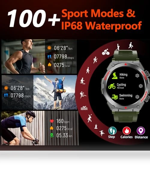 AI Smartwatch with Health Monitoring — Smartwatches, Bvlrksc