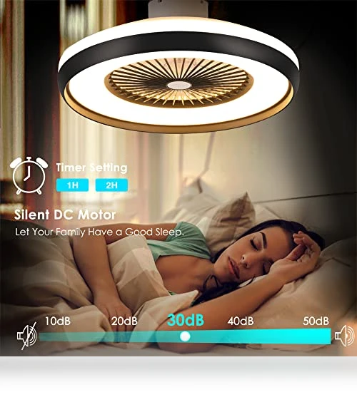 Bladeless Ceiling Fan with Light — Ceiling Fans & Accessories, HUMHOLD
