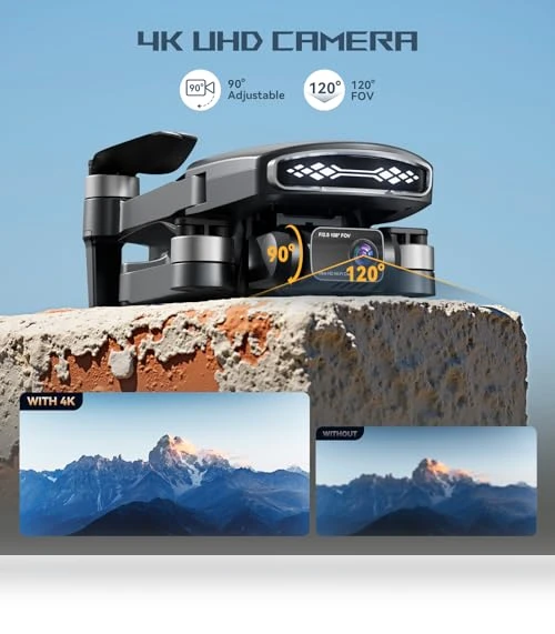 Brushless Motor Drone with Camera — Drones & UAV Technology, LANSAND