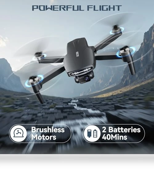 Brushless Motor Drone with Camera — Drones & UAV Technology, LANSAND