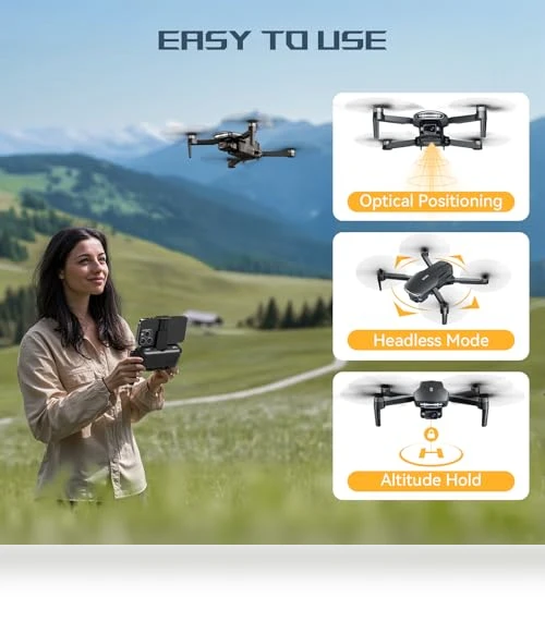 Brushless Motor Drone with Camera — Drones & UAV Technology, LANSAND