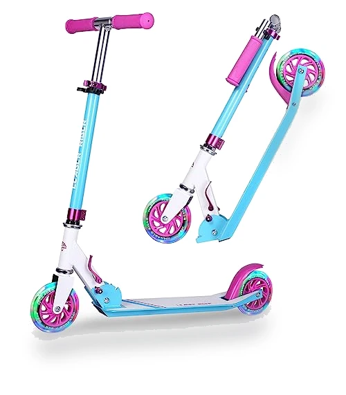 Collapsible Portable Kids Push Scooter — Push Scooters, LEADER RIDER