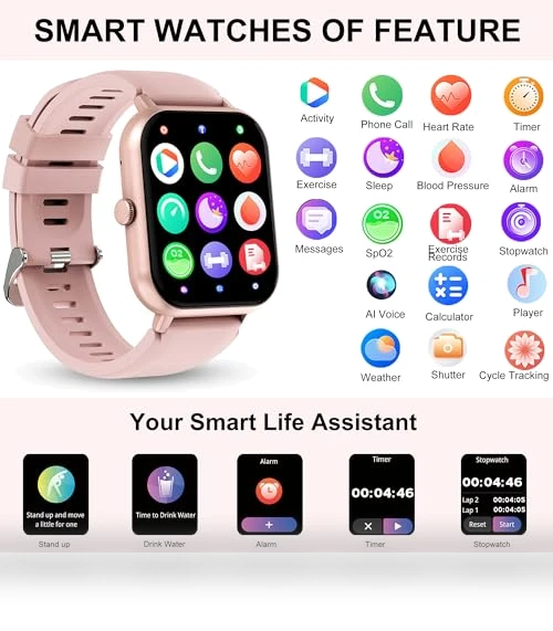 Fitness Tracker Smartwatch — Smartwatches, PLEIVO