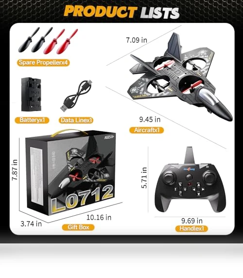 Foam Remote Control Airplane Drone — Flying Toys, WATUDOU