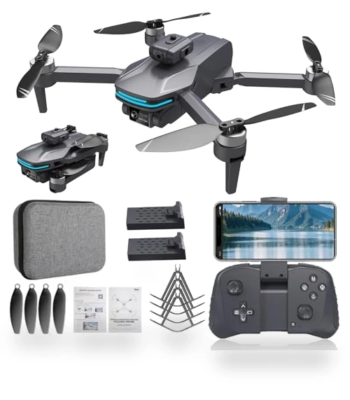 Foldable 4K Drone with Dual Electrically Adjustable Cameras — Drones, SUMEAUT