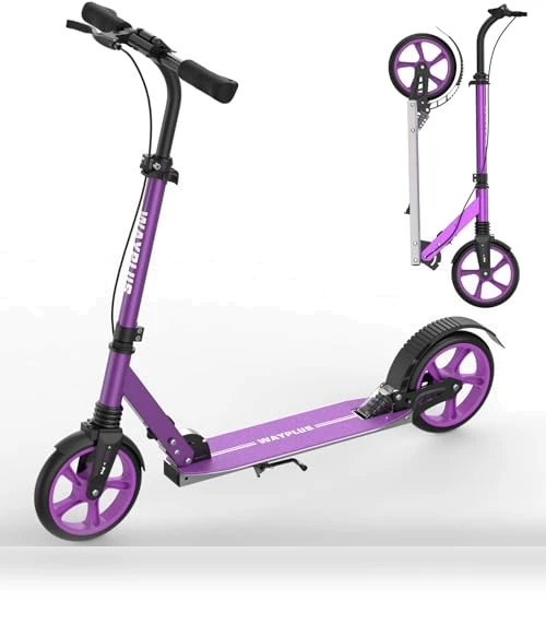 Foldable Kick Scooter with Big Wheels — Push Scooters, WAYPLUS