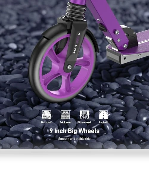 Foldable Kick Scooter with Big Wheels — Push Scooters, WAYPLUS