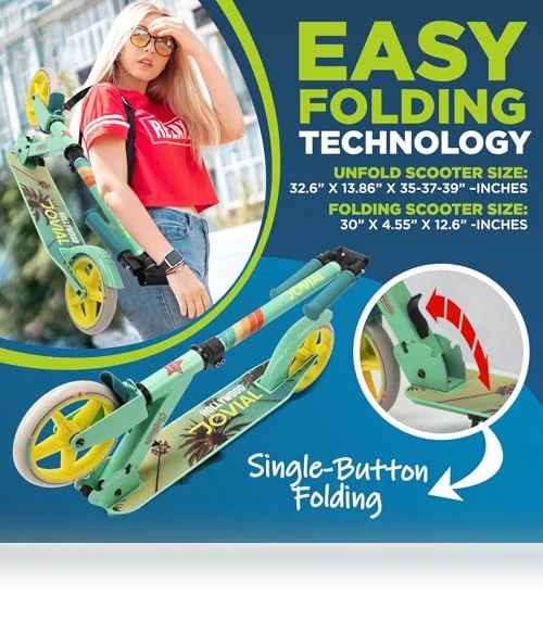 Folding Kick Scooter — Push Scooters, JOVIAL