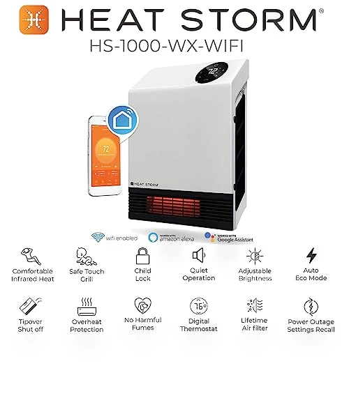 Infrared Wi-Fi Heater — Portable Heating Solutions, Heat Storm