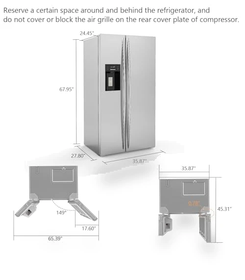 Large Refrigerator Fridge — Mini Fridges, Electactic