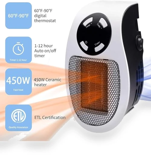 Programmable Space Heater with LED Display — Portable Heating Solutions, GiveBest