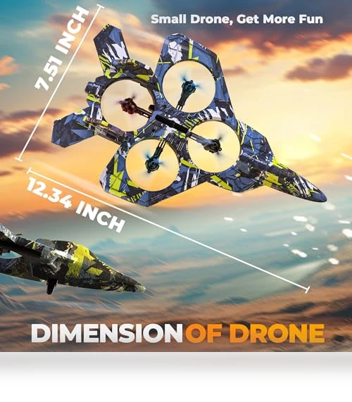RC Fighter Airplane Mini Drone — RC Helicopters, BEZGAR