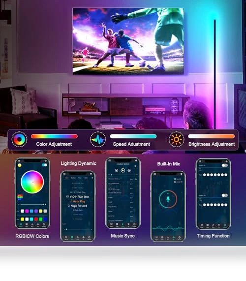 RGB Ambient Smart Floor Lamp — Standing Lights, Tyute