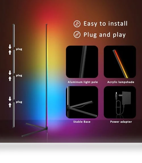 RGB Ambient Smart Floor Lamp — Standing Lights, Tyute