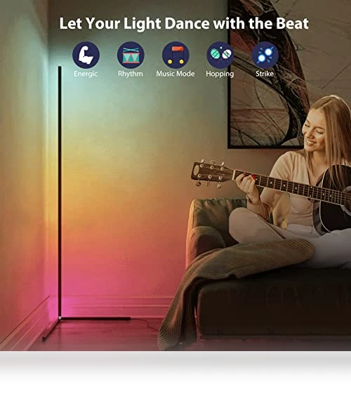 RGB Corner Floor Lamp — Standing Lights, WISIMMALL
