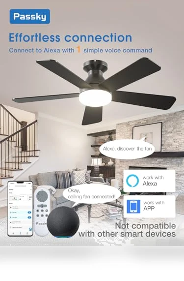 Smart Ceiling Fan with Lights — Ceiling Fans