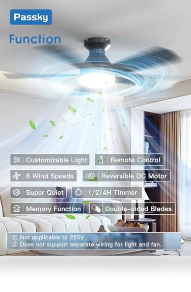 Smart Ceiling Fan with Lights — Ceiling Fans