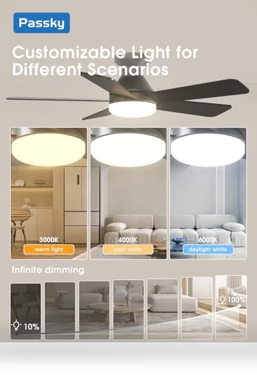 Smart Ceiling Fan with Lights — Ceiling Fans