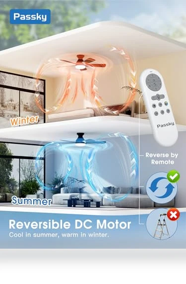 Smart Ceiling Fan with Lights — Ceiling Fans