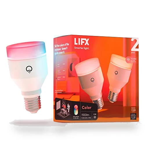 Wi-Fi Smart LED Light Bulb — LED, LIFX