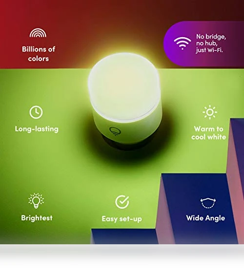 Wi-Fi Smart LED Light Bulb — LED, LIFX