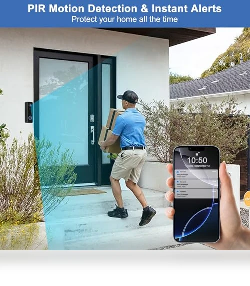 Wireless Doorbell Camera — Smart Home Security, KAMEP