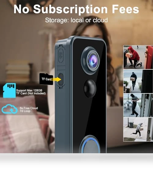 Wireless Doorbell Camera — Smart Home Security, KAMEP