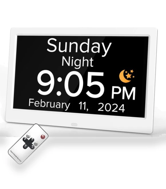 Digital Clock With Voice Time Announcement — Alarms & Clocks