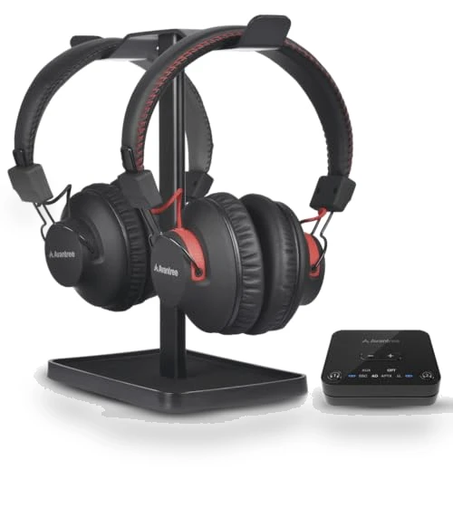 Dual Bluetooth Headphones & Transmitter for Wireless TV Watching — Wireless Headsets for Powersports, Avantree