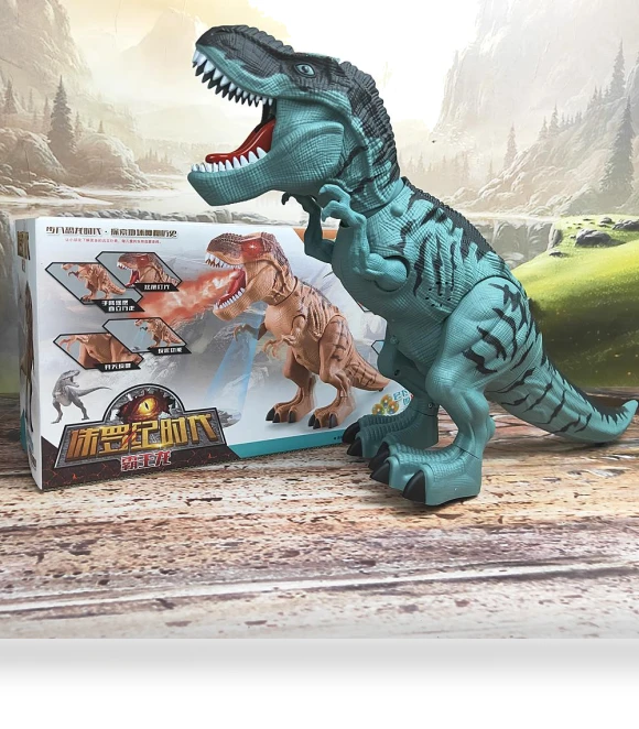 Electric Walking Dinosaur Robot — Construction Kits, SDS003